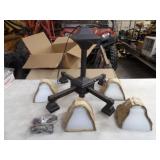 4 Bulb Light Fixture 19T x 16.5in. W