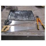 2 Hand Saws, Powercraft 19pc Combination