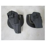 2-Blackhawk CQC Gun Poly Belt Holsters