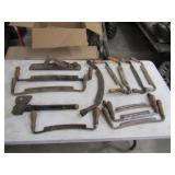Axe, 11 Various Cutters/Shapers, 1 Bailey No.6