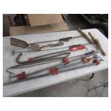 2-36in. Clamps, 12in Clamp, Hand Drills, &