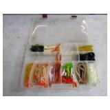 Rubber Fish Bait w/Plano Container