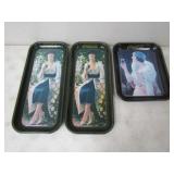 2-8.5x19 Coca-Cola Tray & 10.5x13.5 Coca-Cola Tray