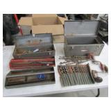 2 Craftsman Tool Boxes w/Various Tools,