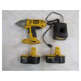 Dewalt DW059 1/2in. 18v Impact, 2-18v Batteries,