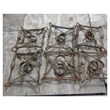 6-Dukes 220 Body Grip Traps 8inx8in