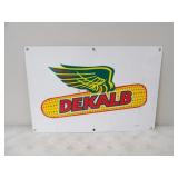 24x16in. DeKalb Tin Sign Double Sided