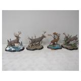 4 Buck Statues, all by Nick Bibby, Titles in Disc.