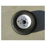 Carlisle 4.80-8 Tire on 5 Hole Rim