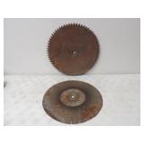 2-Saw Blades, 19.5in. & 22in.