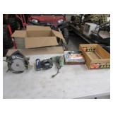 B&D 7.25in. Circular Saw, HDC Electric Stapler,
