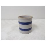 Stoneware Bowl, 5in. DIA. 5.25in. T, Blue & Gray