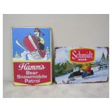 12x8 Schmidt Beer Tin Sign, 8x12 Hamms Beer Sign