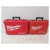 2-Cases Only, Milwaukee M18 Furel Hard Cases
