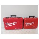 2-Cases Only, Milwaukee M18 Fuel Hard Cases