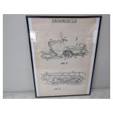 Framed Snowmobile Patent Design