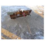 3 Tine Shop Built Bale Spear w/Skid Steer Mount,