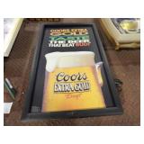1992 Coors Extra Gold Light Up Sign,