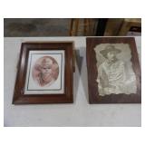 "Young Cowboy" by Vel Miller 13.5inWx15.25inT, &