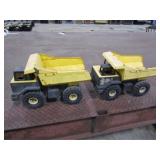 2-Tonka Metal Dump Trucks