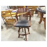 Single Swivel Stool Chair, Seat is 28in. High