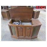 GE Record Player,Stereo Acoustaphonic Speaker Cham