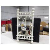 Mirror w/White Moulded Frame 17inWx34inT