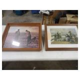 "The Angelus" by Jean Francois Millet 23inWx19inT,