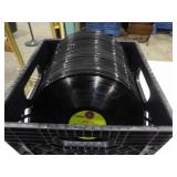 Approx 113 sz.78 Records w/Milk Crate