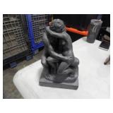 Marble Inuit Sculpture by The Wolf