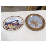 "We Three Kings" Framed Plate by H.Moeller 1975 &