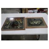 Blatz Beer Sign, Union Pacific Rail Road Sign