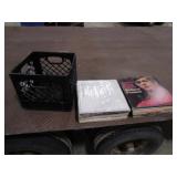 Approx 52 Records w/Milk Crate