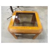 Coffee Table 25in Long, 22in Wide, 19in Tall.