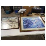 Winter Farm Photo 21inWx17inT, "Yellowstone Falls"