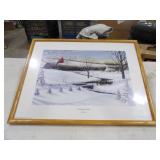 "Cardinal Creek" by Trevor Eckhoff 1998 Print,