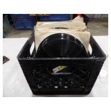Approx 73 sz.78 Records w/Milk Crate