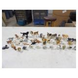 Various Plastic Toy Animals