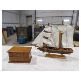 Wooden Model Ship of A,S Barbep 1847, &