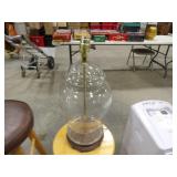 Glass Lamp Base 19.5in Tall