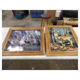 Flying Wood Duck Framed Pic 24.5x20.25,Buck Framed