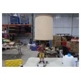 Man Standing w/Lights,Shade 8in. w x 43in. H