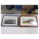 Santa Fe Train Painting by Constance Smith 1990,