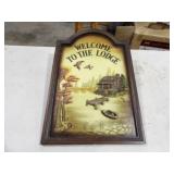 "Welcome To The Lodge" 3D Wall Art 17.25inWx26.25T