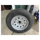 New-ST 205/75/R15 Tire on 5 Hole Rim