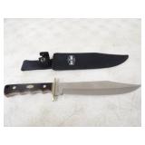 Old Timer Knife w/10in. Blade & Canvas Sheath