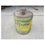 Twin Cylinder 5 Gal. Oil Can