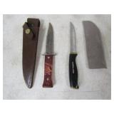 Normark 5in. Fiskars Blade,5in. Imperial w/Leather