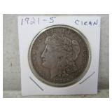 1921-S Silver Morgan Dollar (Clean)