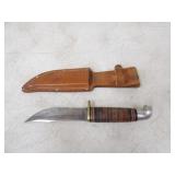 Western 4.5in. Blade Knife w/Leather Sheath